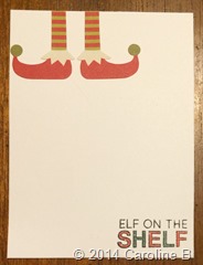 Elf 3x4 card