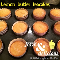 Lemon Butter Teacakes - Thermomix conversion