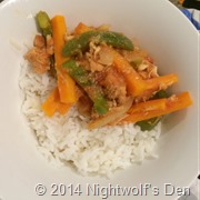 Sweet & Sour chicken with vegies 