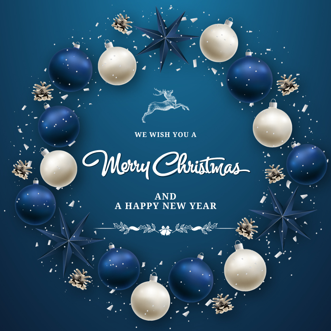 We wish you a Merry Christmas and a Happy New Year